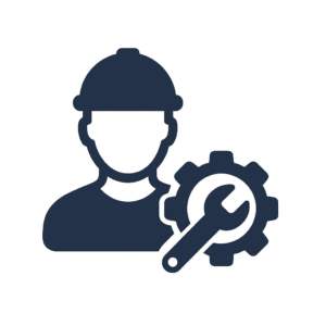 Pictogramme de technicien hydraulique