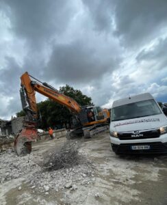 Dépannage hydraulique sur chantier à Évry-Courcouronnes – Remplacement de flexible haute pression